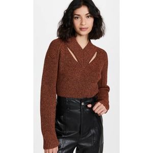 Proenza Schouler White Label Merino Cut Out Sweater Medium